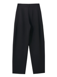 Hochtaillierte Hose mit geradem Bein