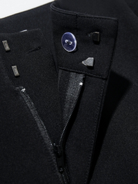 Hochtaillierte Hose mit geradem Bein