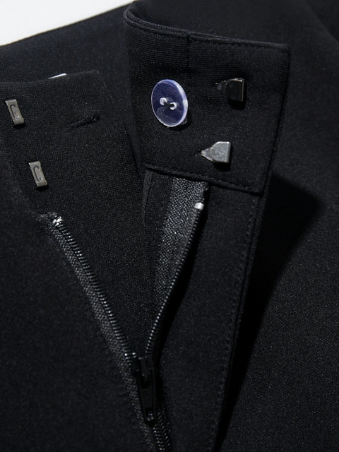 Hochtaillierte Hose mit geradem Bein