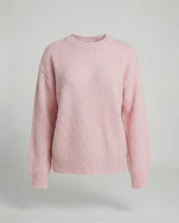 Damen Strickpullover aus weichem Kaninchenhaar-Mix Oversize