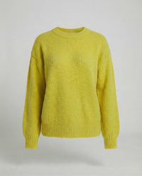 Damen Strickpullover aus weichem Kaninchenhaar-Mix Oversize