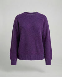 Damen Strickpullover aus weichem Kaninchenhaar-Mix Oversize