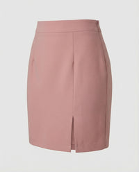 Eleganter High-Waist Minirock Sexy Schnitt mit Schlitz für Damen