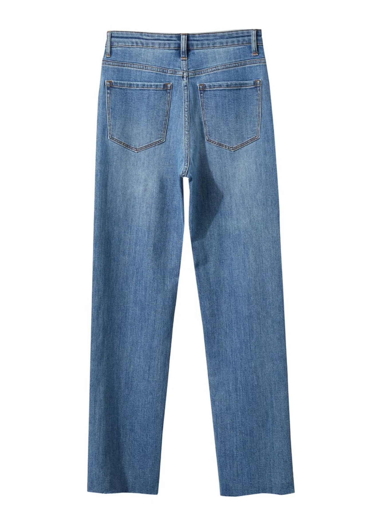 Vintage Bleistiftjeans mit hoher Taille