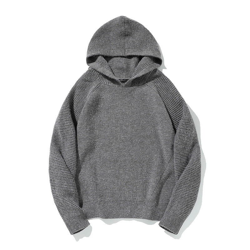 Herren-Hoodie mit Rundhalsausschnitt