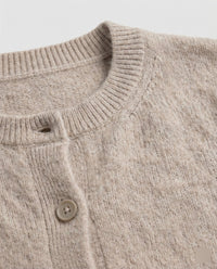 Eleganter Damen Strickcardigan aus weichem gebürstetem Kaschmir für den Herbst