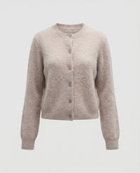 Eleganter Damen Strickcardigan aus weichem gebürstetem Kaschmir für den Herbst