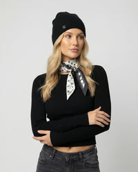 Figurbetontes Damen Langarmshirt Kurz Rundhals Koreanischer Stil Slim Fit Weich Schwarz