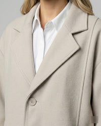 Damen weiße strickjacke weit geschnittener Strickcardigan mit Knopfleiste und Eingriffstaschen Friday
