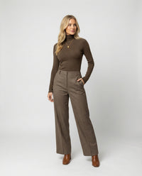 Damen Rollkragen Wollpullover für Herbst und Winter Mode