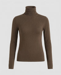 Damen Rollkragen Wollpullover für Herbst und Winter Mode