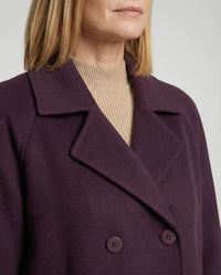 Damen Zopfstrick Pullover Damen kurze Doppelreiher Strickjacke mit Reverskragen und Kordelzug in hochwertiger Schurwollmischung Friday