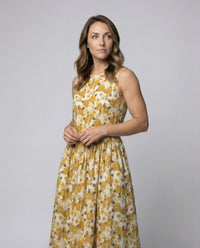 Damen Freizeit Maxikleid mit Floralem Print