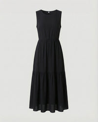 Damen Gestuftes Maxikleid mit Blumenprint