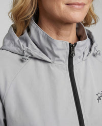 Unisex Kapuzenjacke leicht wasserabweisend mit Reißverschluss