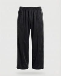 Unisex Trainingshose Satin mit Reißverschlusstaschen Grau