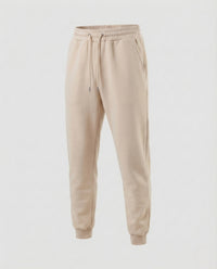 Unisex Jogginghose Baumwollfleece Freizeit Hose mit Elastischem Bund Khaki