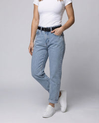 Damen Mom Jeans High Waist