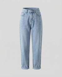 Damen Mom Jeans High Waist