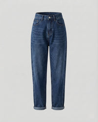 Damen Mom Jeans High Waist