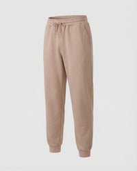 Damen Loungehose French Terry Tunnelzug Apricot