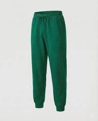Damen Loungehose French Terry Tunnelzug Grün