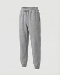 Damen Loungehose French Terry Tunnelzug Hellgrau