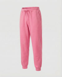 Damen Loungehose French Terry Tunnelzug Rosa