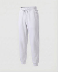 Damen Loungehose French Terry Tunnelzug Weiß