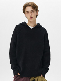 Herren-Hoodie mit Rundhalsausschnitt